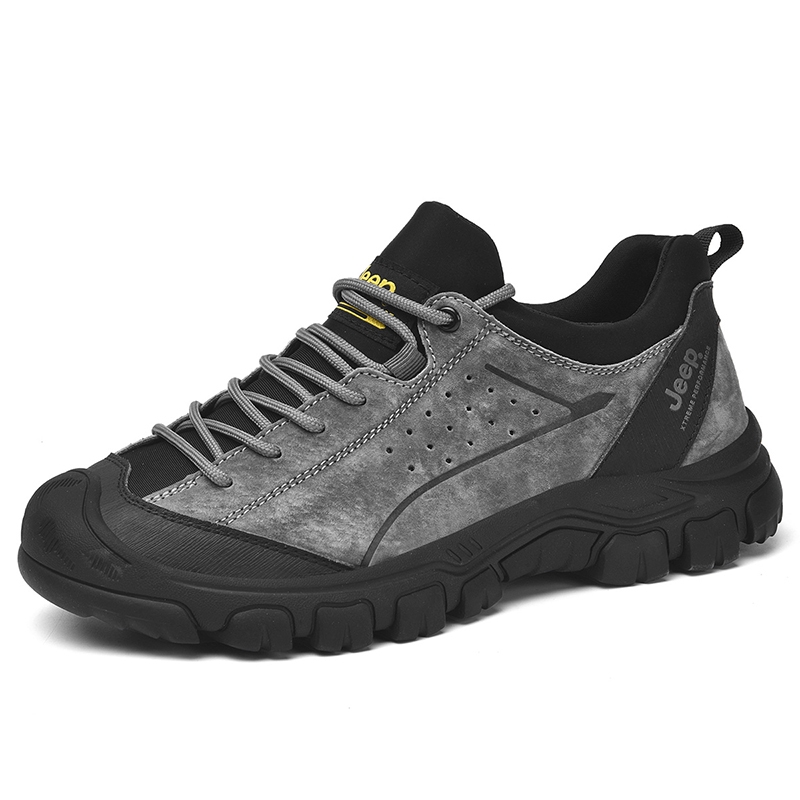 Jeep Abrasion Resistant Breathable Lightweight Height Increasing Low top Outdoor Shoes Men’s