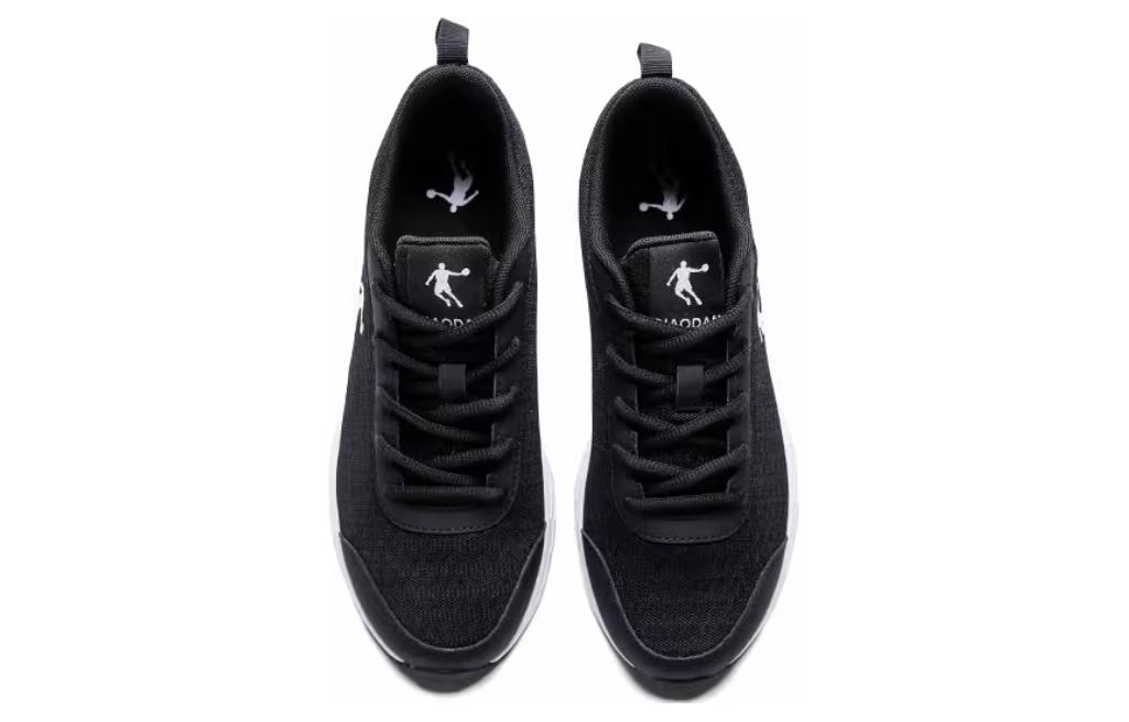 QIAODAN Comfortable Slip Resistant Abrasion Resistant Low top Running Shoes Women’s Black White