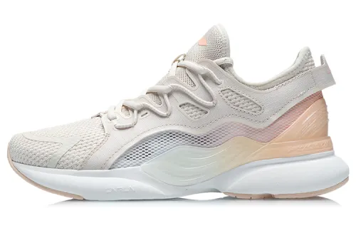 Li Ning Running Shoes Women's Low Top White/Orange