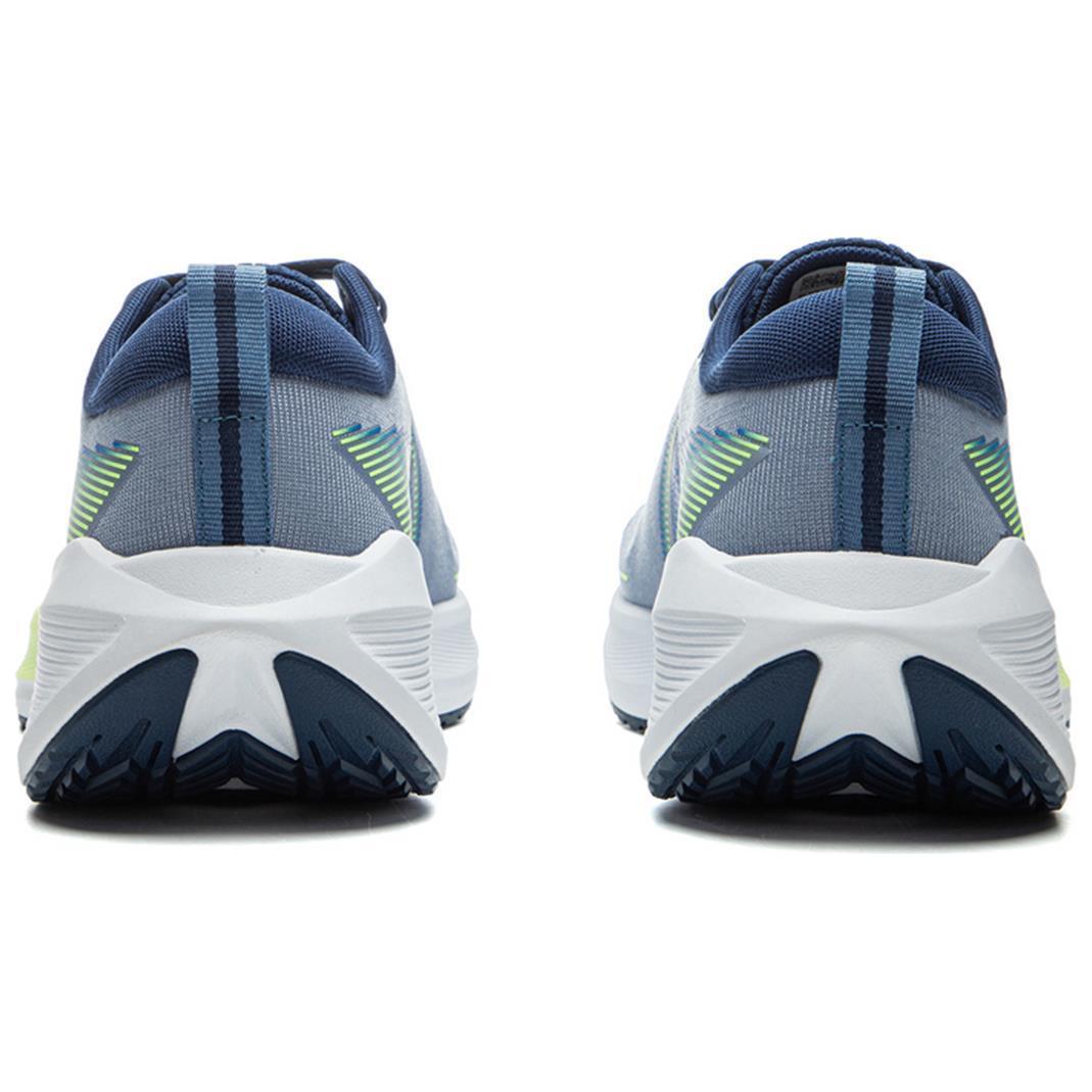 Li Ning Fabric Slip Resistant Abrasion Resistant Low top Casual Running Shoes Men’s Gray Blue