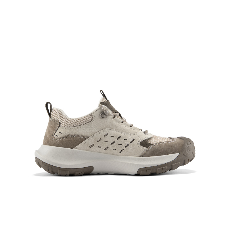 Jeep Pigskin, Textile Low top Outdoor Shoes Men’s Khaki