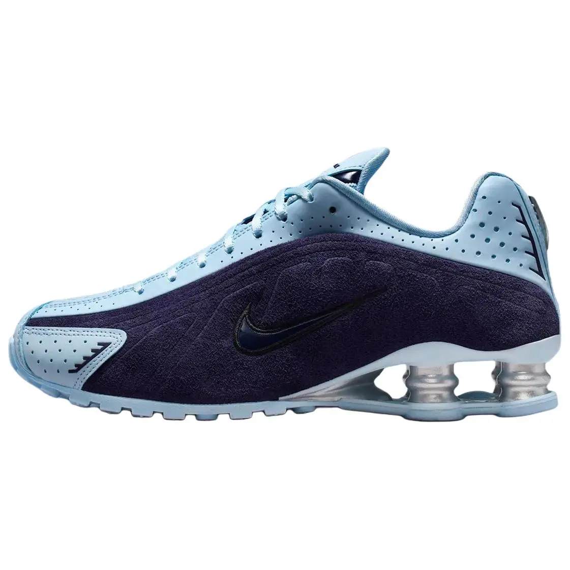 Nike Shox R4 Low top Running Shoes Women's Blue