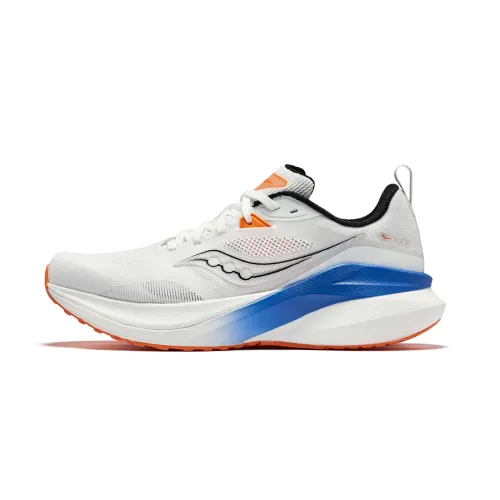Saucony MARSHAL Running Shoes Men's White Black Orange