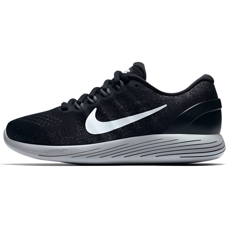 Женские кроссовки Nike Lunarglide 9 (черные) — Чёрный — фото 1