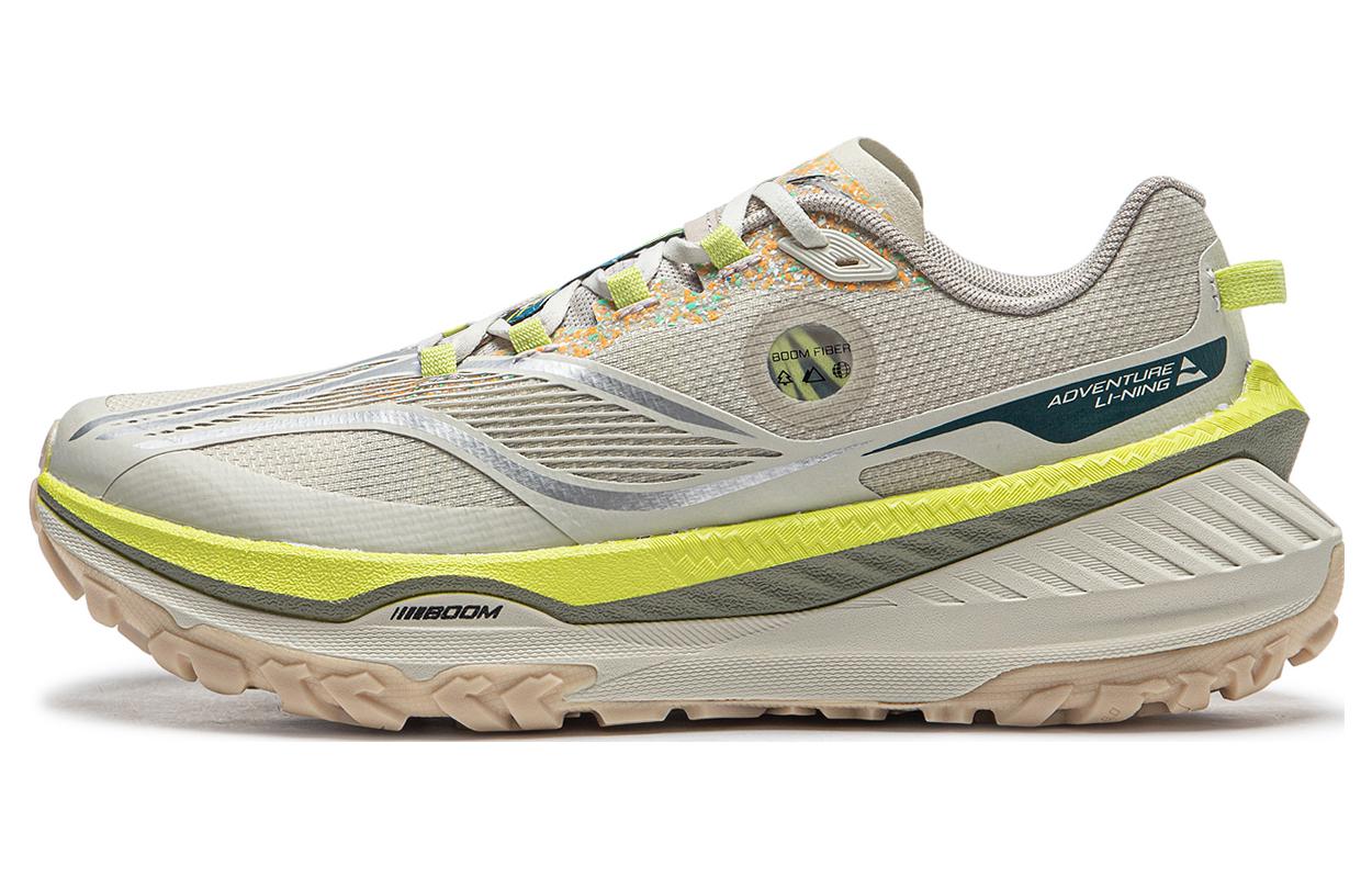 Li Ning Cushioning Slip Resistant Abrasion Resistant Low top Running Shoes Women’s Mica Gray