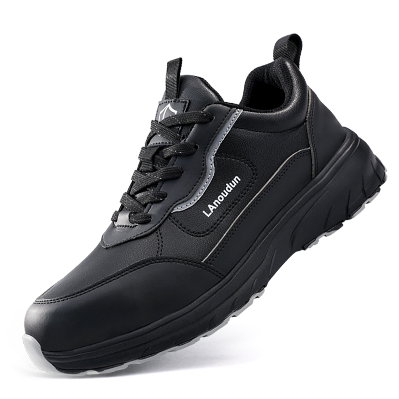 LANOUDUN Cushioning Abrasion Resistant Waterproof Low top Outdoor Shoes Men’s Black