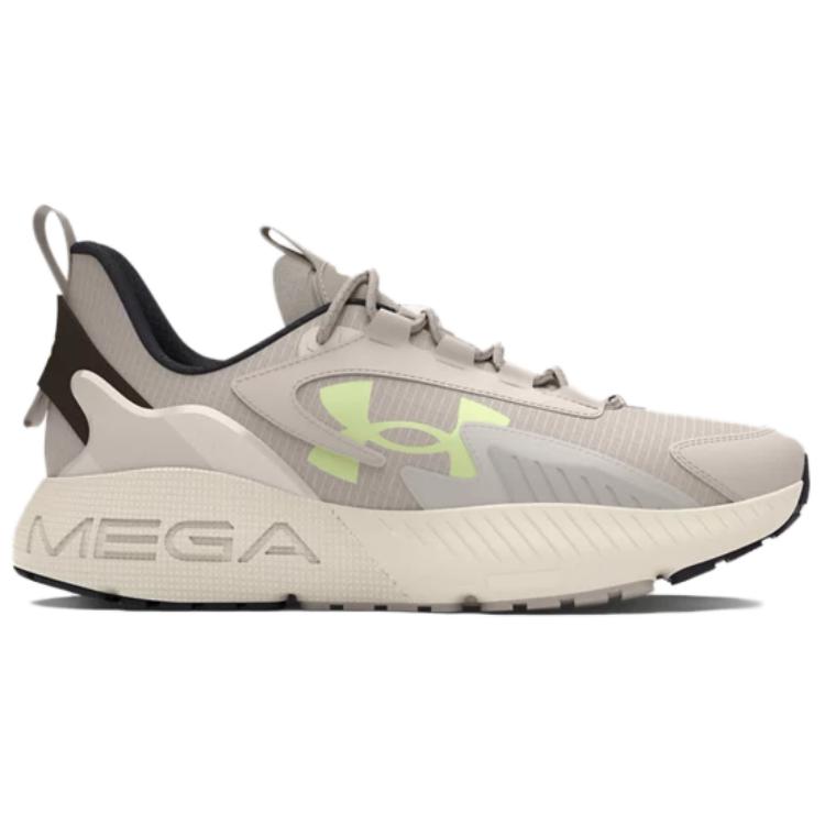 Under Armour HOVR Mega 2 Abrasion Resistant Low top Running Shoes Unisex Gray Green