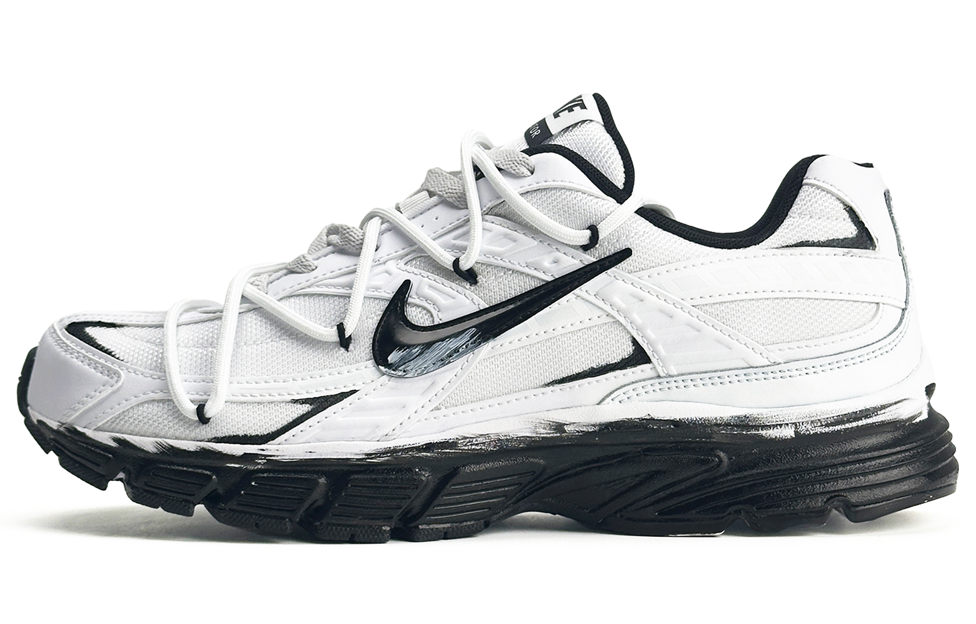 Nike Initiator Running Shoes Unisex Black White Gray