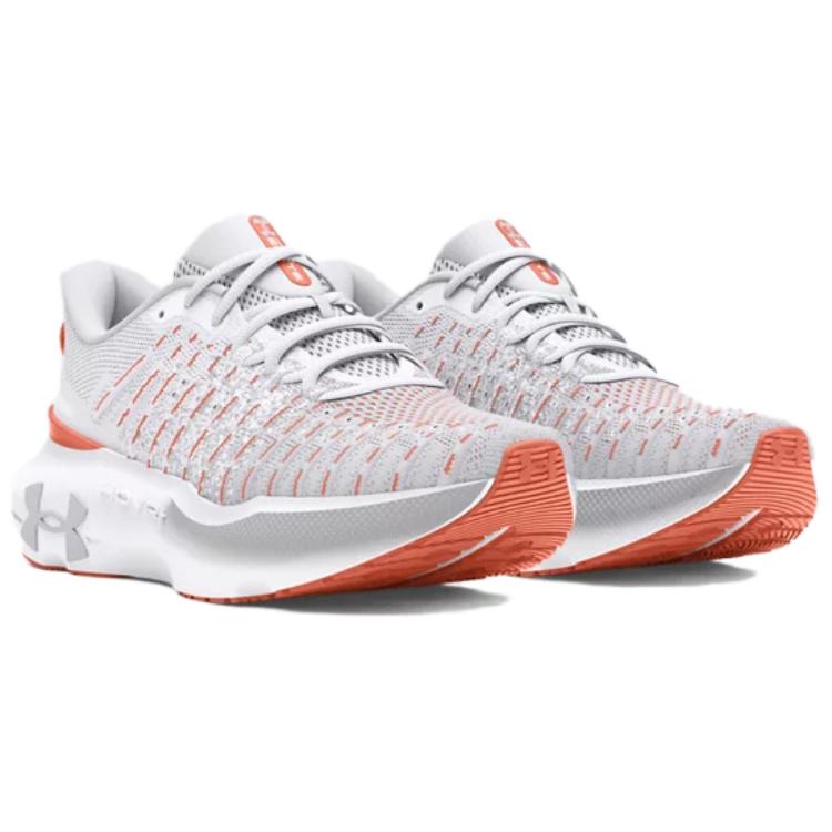 Under Armour Infinite Elite Comfortable And Lightweight Low top Casual Running Shoes Men’s Silver White