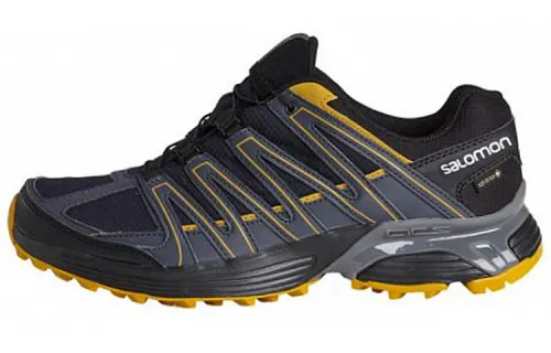 SALOMON Outdoor Shoes Unisex Low Top Black/Gray/Yellow