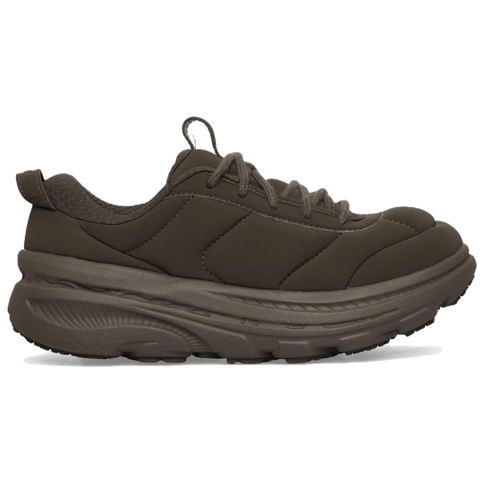 MARNI x HOKA ONE ONE Bondi B3LS Abrasion Resistant Rebound Low top Casual Running Shoes Unisex Black