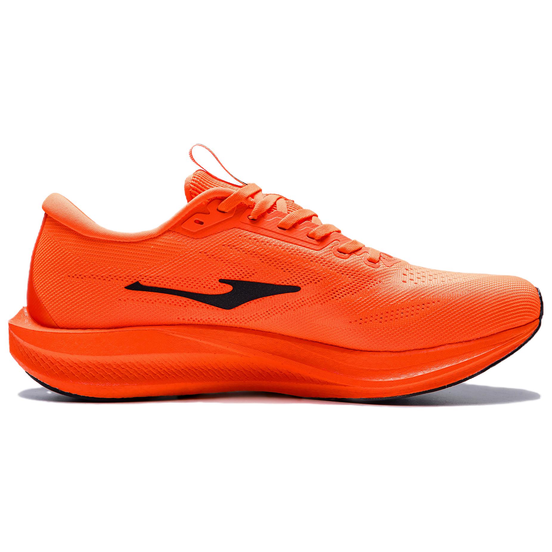 Erke Cushioning Slip Resistant Low top Full Length Carbon Plate Sprint Running Shoes Men’s Neon Afterglow Red