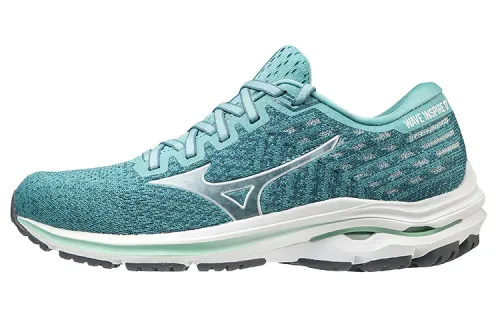Mizuno Wave Inspire 17 Running Shoes Women's Low Top Cyan