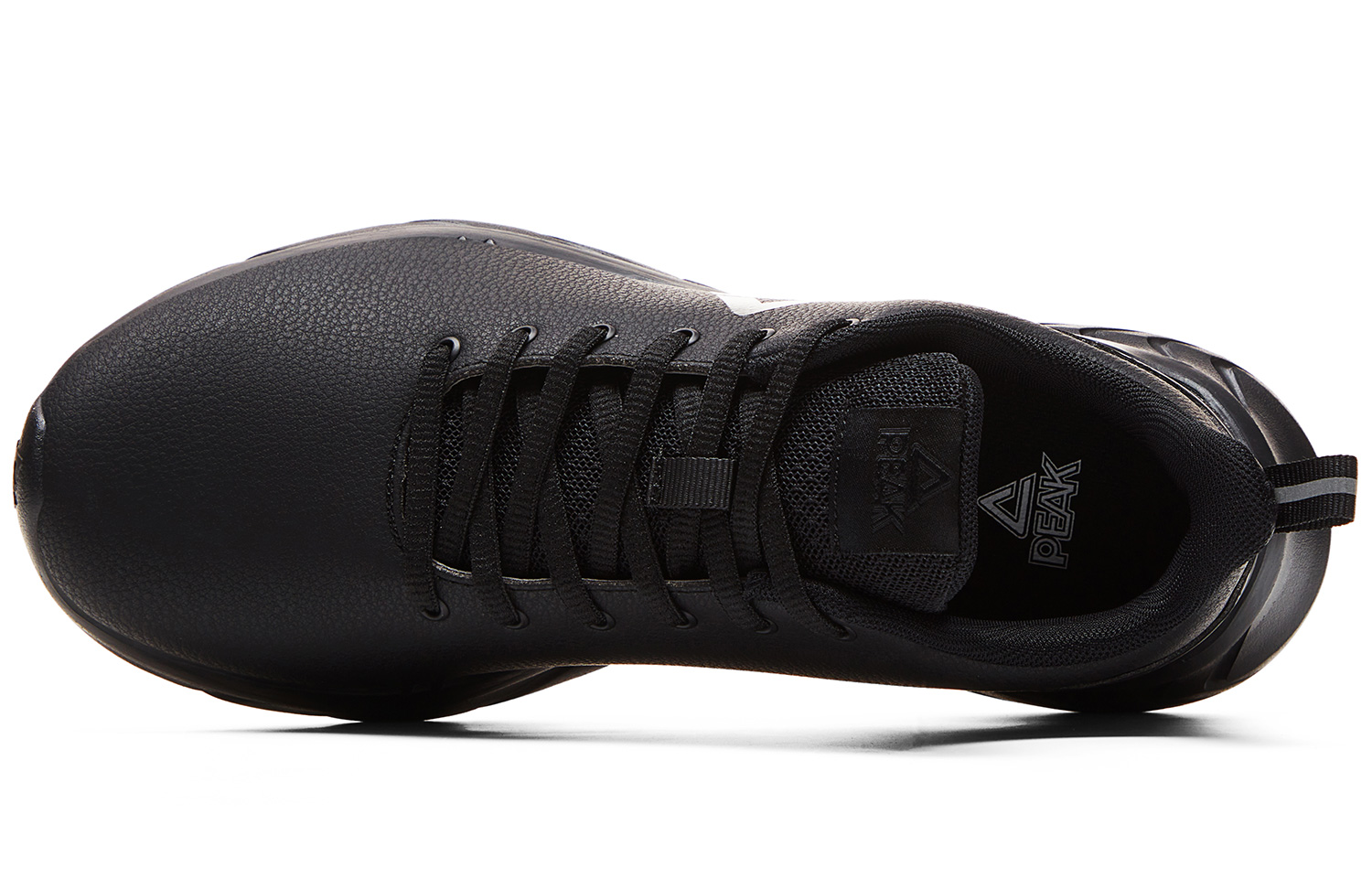 PEAK Qingyi Textile, Synthetic Leather Low top Running Shoes Women’s Black