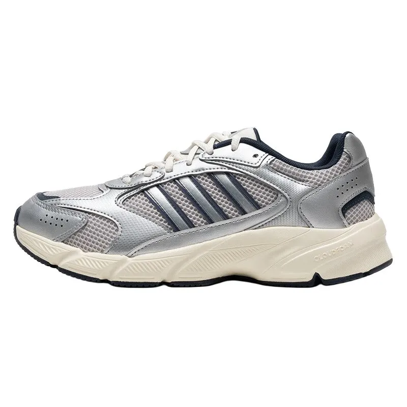 Adidas CRAZYCHAOS 2000 Textile, Synthetic Leather Low top Casual Running Shoes Men's Silver Gray