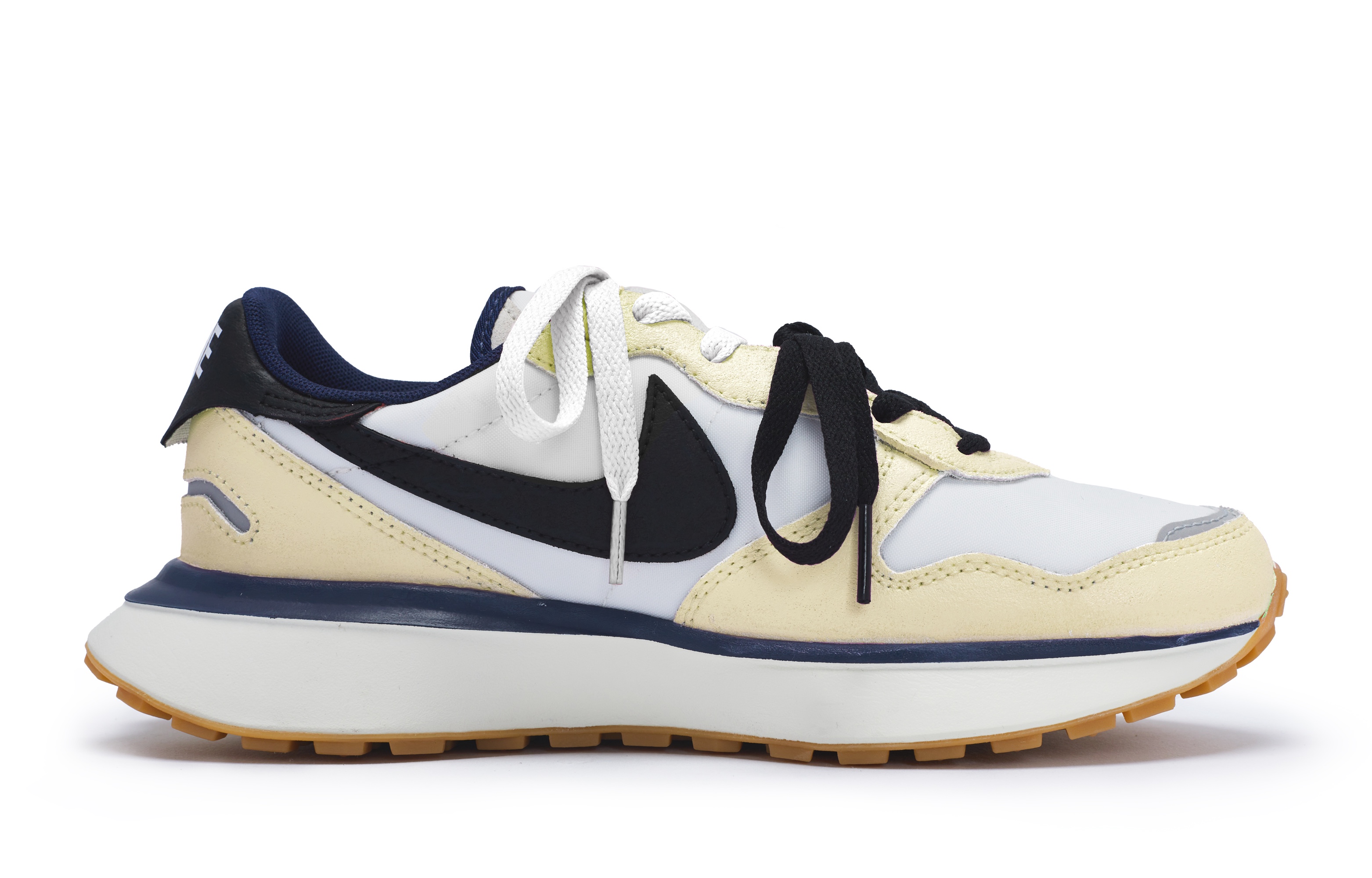 Nike Phoenix Waffle Low top Running Shoes Women’s Yellow White Black