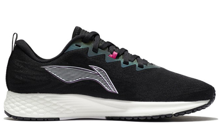 Li Ning Red Hare 4 Racing Fabric Cushioning Slip Resistant Abrasion Resistant Rebound Low top Running Shoes Women’s