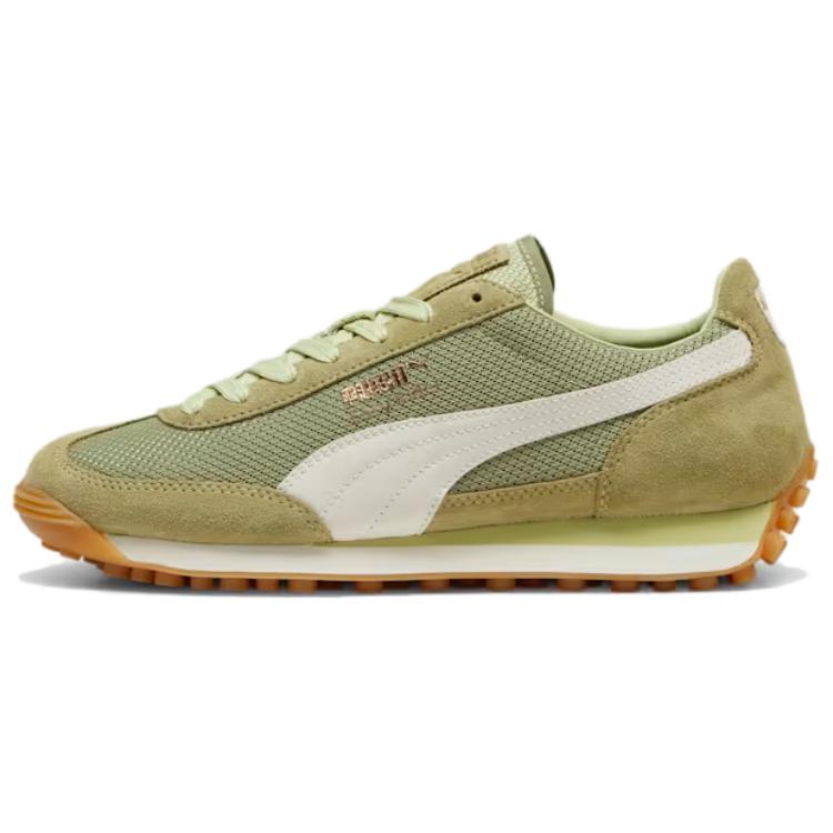 PUMA Easy Rider Comfortable And Lightweight Slip Resistant Abrasion Resistant Low top Running Shoes Unisex Green White