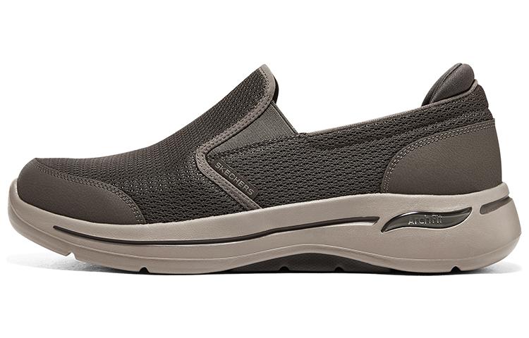Skechers Go Walk Arch Fit Slip on Low top Running Shoes Men’s Brown