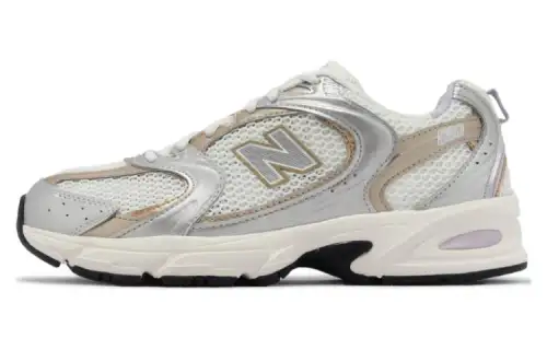 530 New Balance 'Silver Moss Green Metallic Silver'
