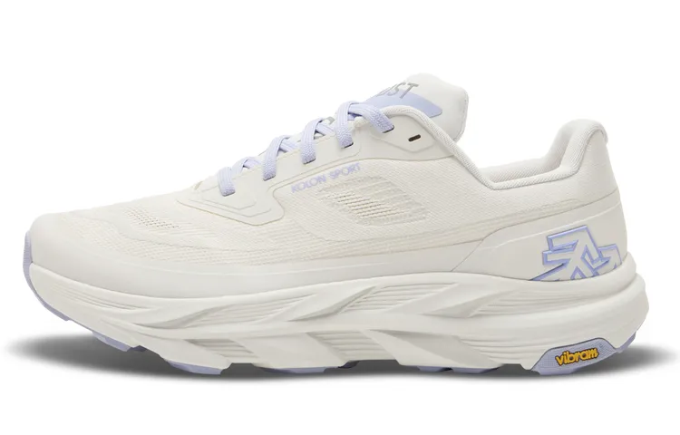 KOLON SPORT KRUST grippy V-bottom BASF lightweight cross-country running shoes low-top outdoor functional shoes women white