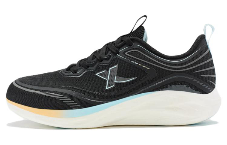 XTEP Lighten 7.0 Fabric Cushioning Slip Resistant Abrasion Resistant Breathable Low top Running Shoes Women’s Black