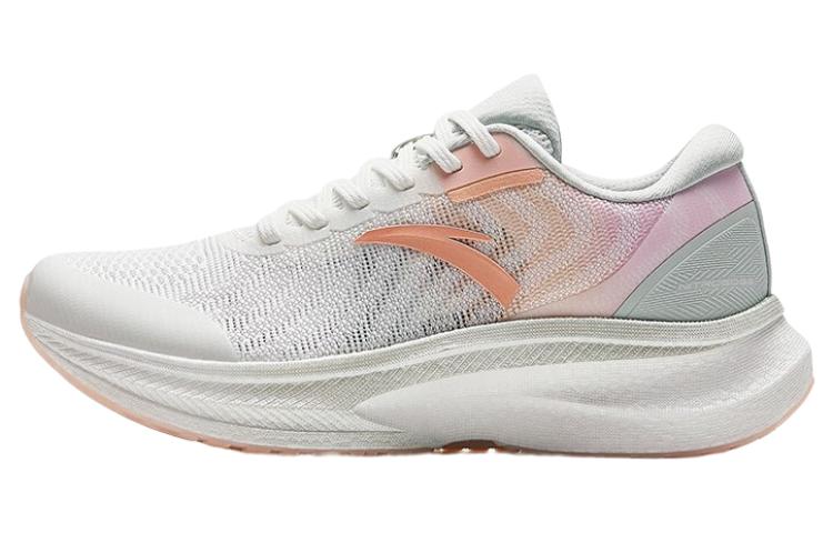 Anta Champion Series Slip Resistant Abrasion Resistant Low top Running Shoes Women's White Pink Green