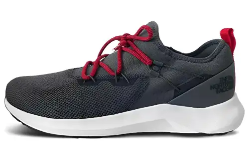 THE NORTH FACE Abrasion Resistant, Breathable, Lightweight Low top Trail Running Shoes Gray White