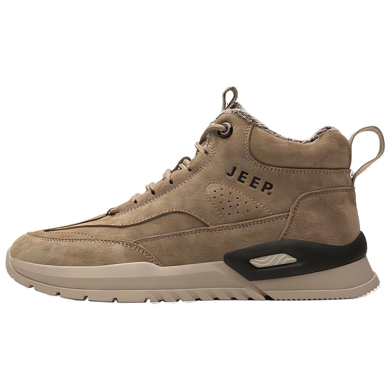 JEEP SPIRIT Pigskin Thermal Mid top Outdoor Shoes Men's