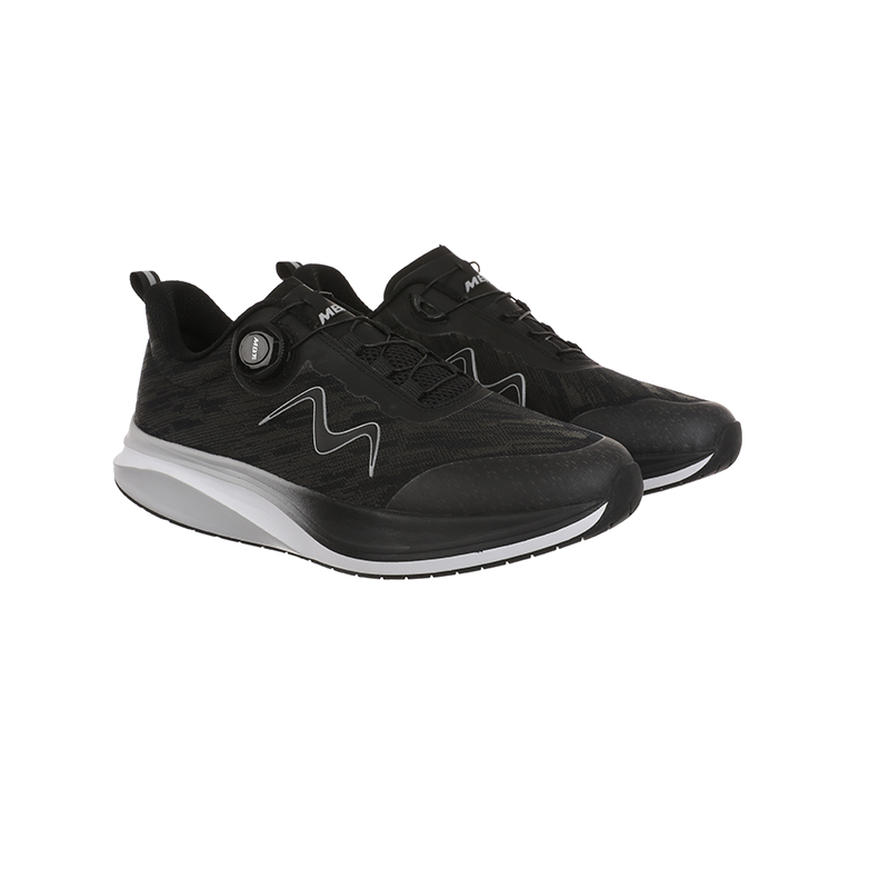 MBT Breathable Coverage Rebound Breathable Coverage Rebound Low top Long Distance Running Shoes Men’s Black