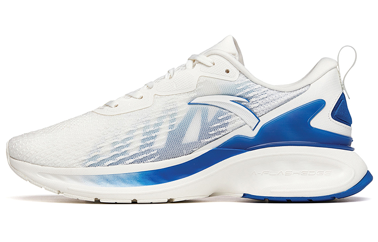 Anta Tron 1.5 Casual Cushioning Slip Resistant Abrasion Resistant Breathable Low top Running Shoes Men's White Blue
