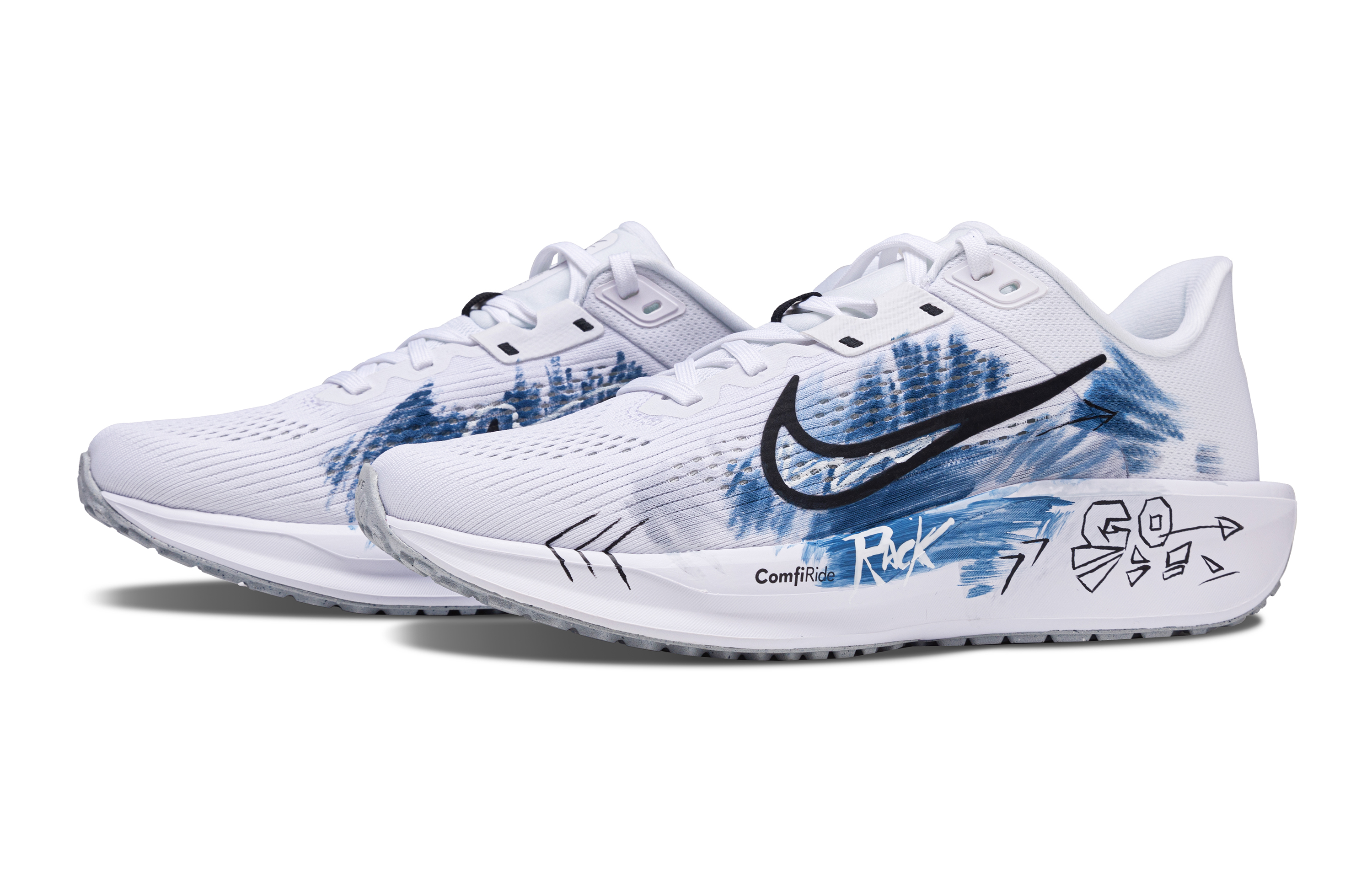 Nike Quest 6 Mesh Cushioning Breathable Lightweight Cushioning Breathable Lightweight Low top Casual Sprint