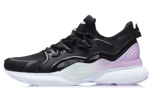 Li Ning Running Shoes Women's Low Top Black/Purple