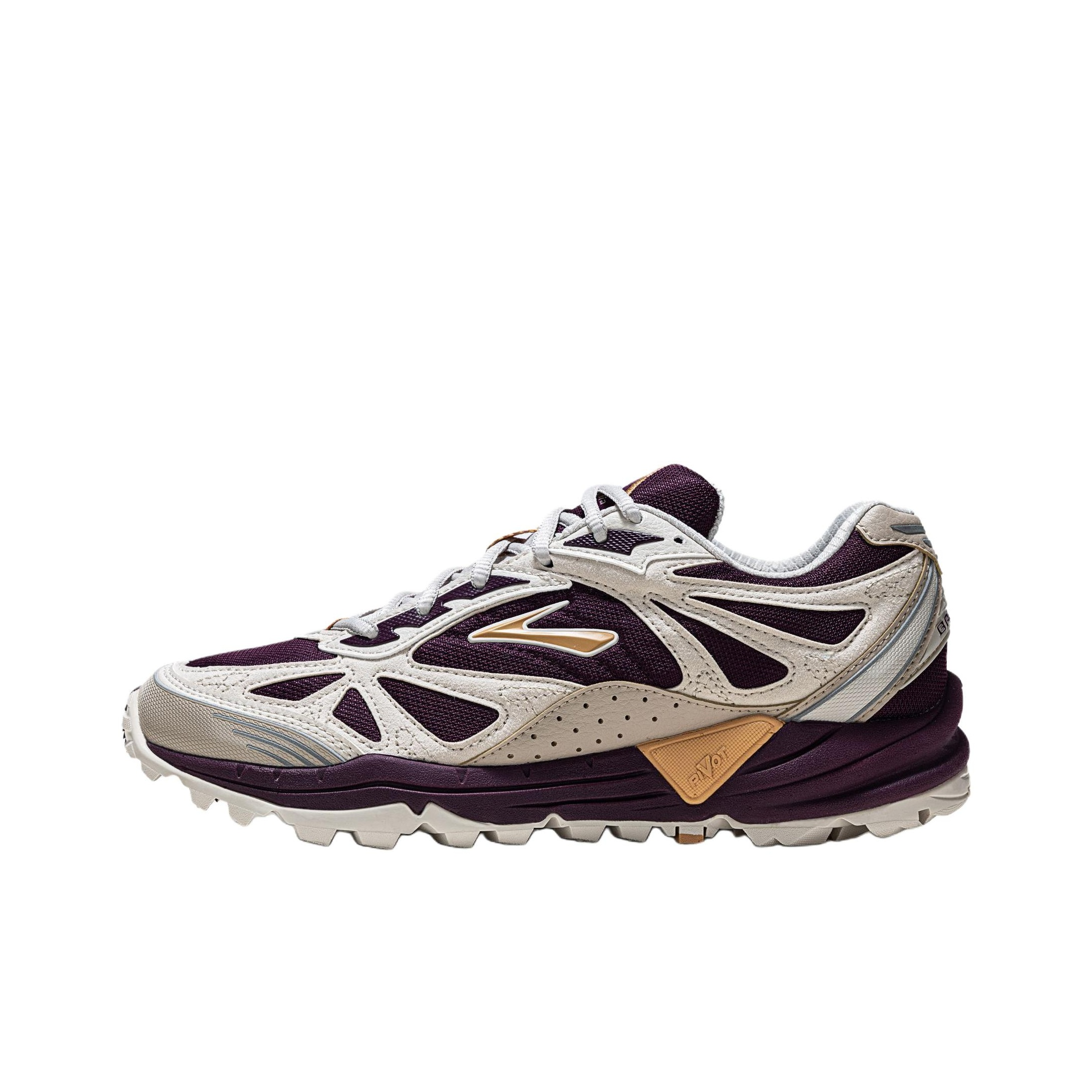Brooks Cascadia 1 Cushioning Abrasion Resistant Breathable Support Running Shoes Unisex Purple