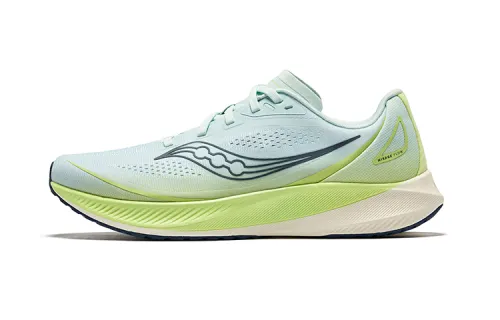 Saucony Mirage Flow Symphony Comfortable Breathable Coverage Training Running Shoes Men's Blue Green