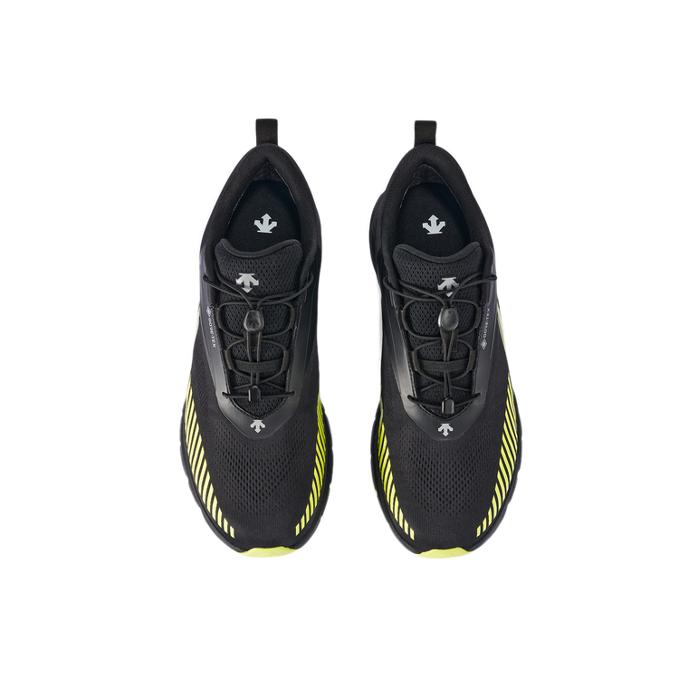 DESCENTE Enerzite Low top Z Foam Cushioning Foam Casual Running Shoes Men’s Black Yellow
