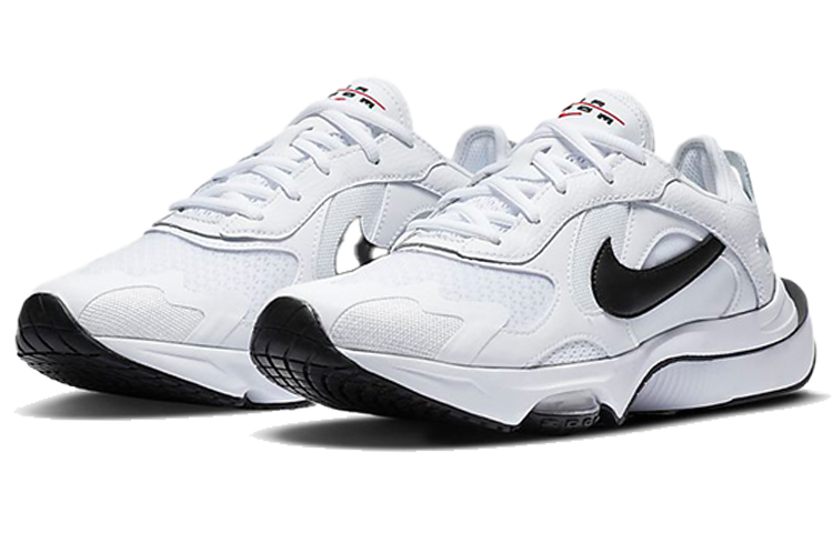 Женские кроссовки Nike Air Zoom Division (бело-черные) — фото 3