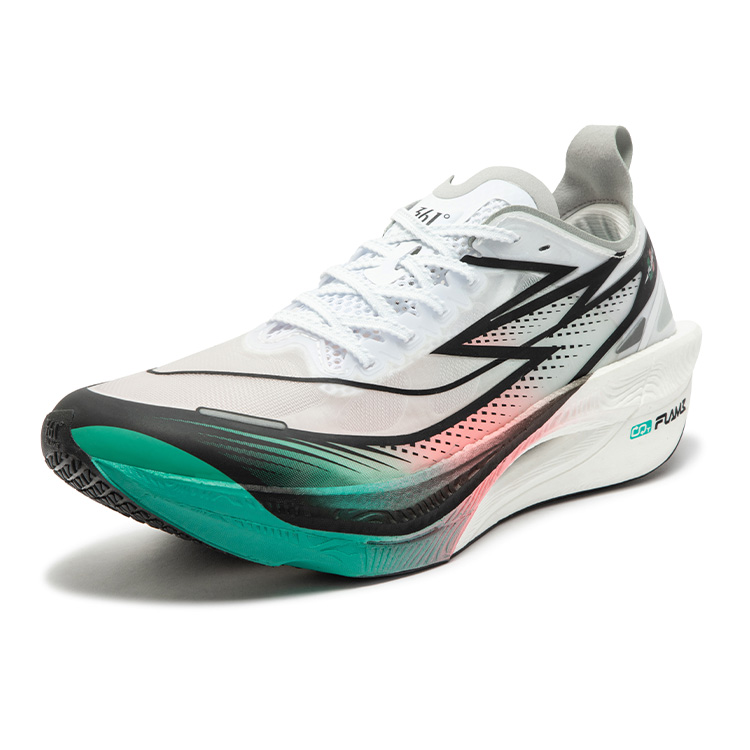 361° Flame 3 .5 Low top Running Shoes Unisex White Black Green