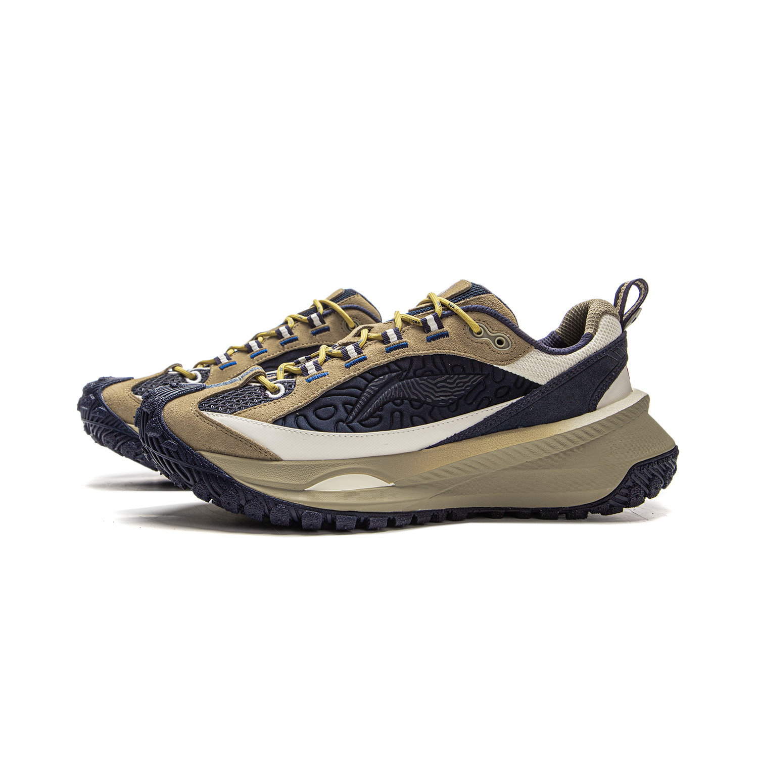 Li Ning x CHUMS Ranger CRC Low top Running Shoes Unisex Light Chestnut Brown