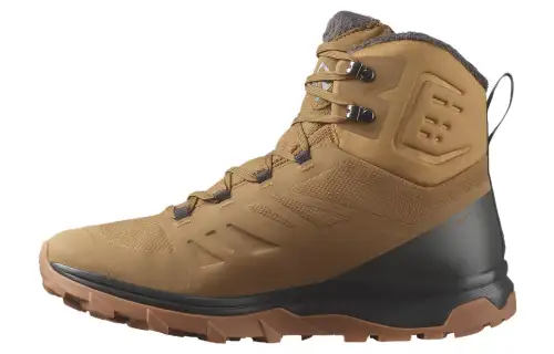 SALOMON Wear resistant And Lightweight High top Outdoor Shoes Men's Brown