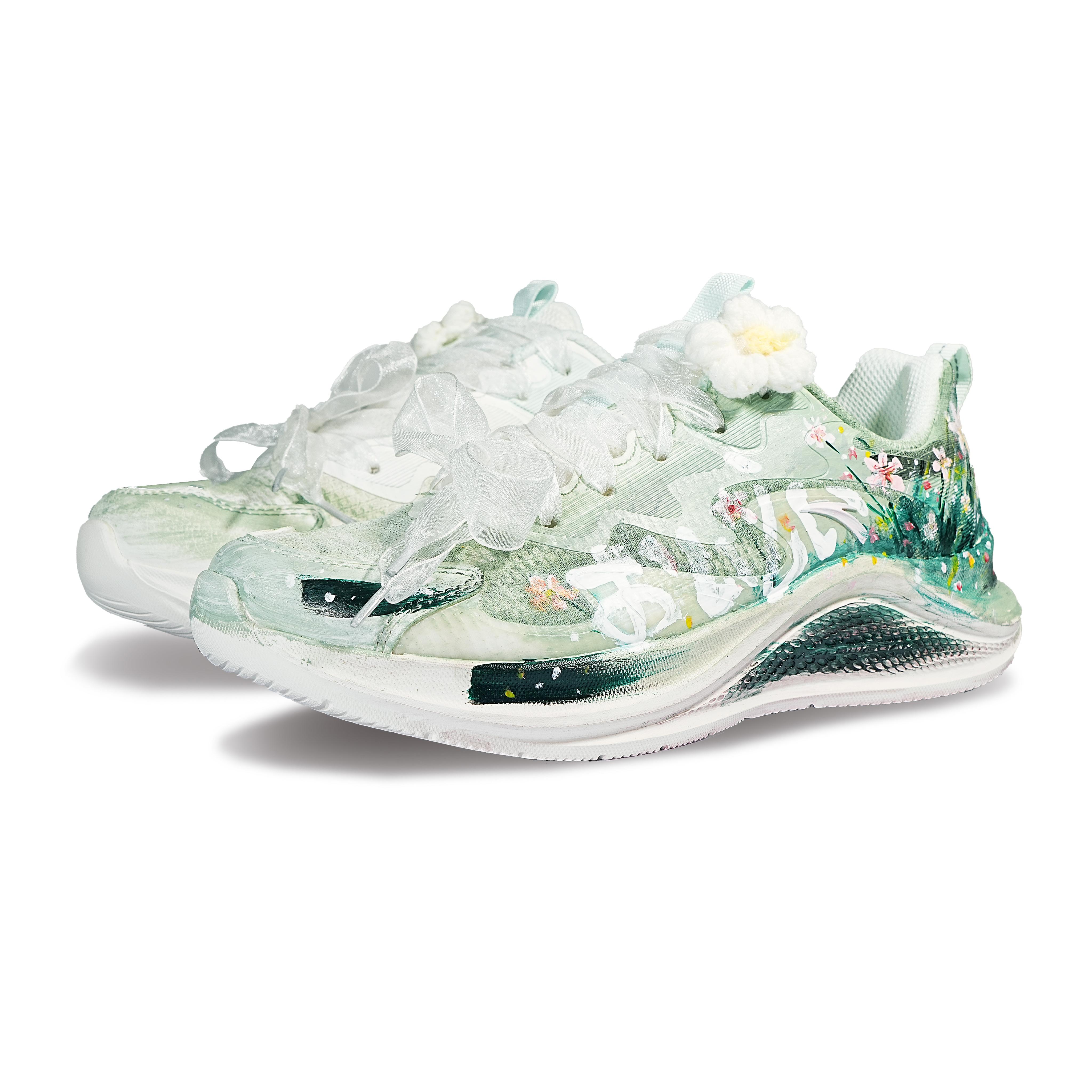 Anta Cushioning Abrasion Resistant Breathable Cushioning Abrasion Resistant Breathable Low top Casual Training Sprint