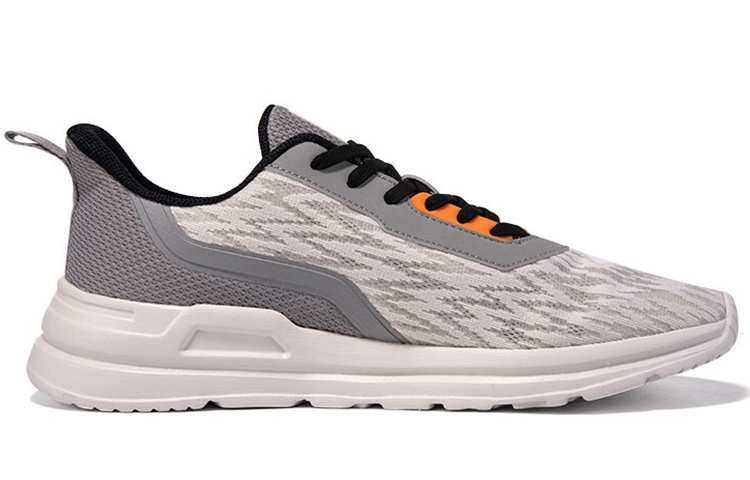 Erke Cushioning Slip Resistant Breathable Low top Running Shoes Men’s Gray