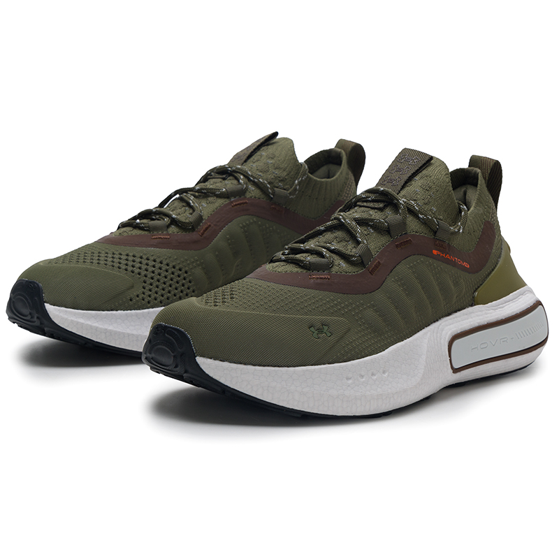 Under Armour Phantom 4 Abrasion Resistant Low top Running Shoes Unisex Army Green
