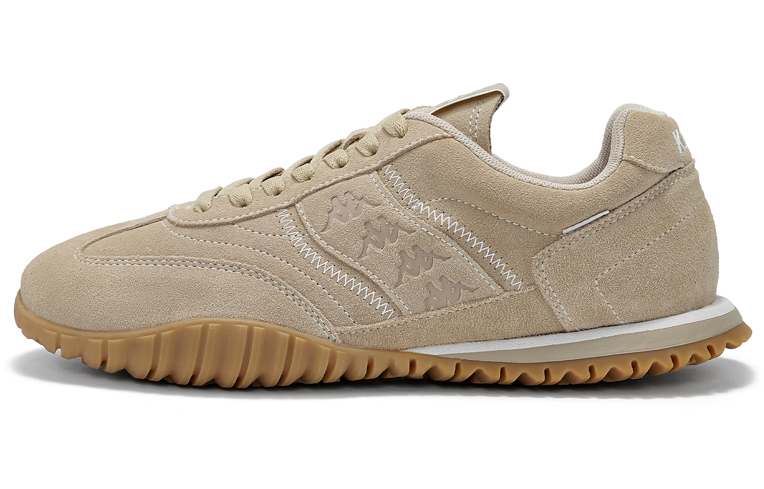 Kappa Slip Resistant Abrasion Resistant Low top Casual Running Shoes Unisex Brown