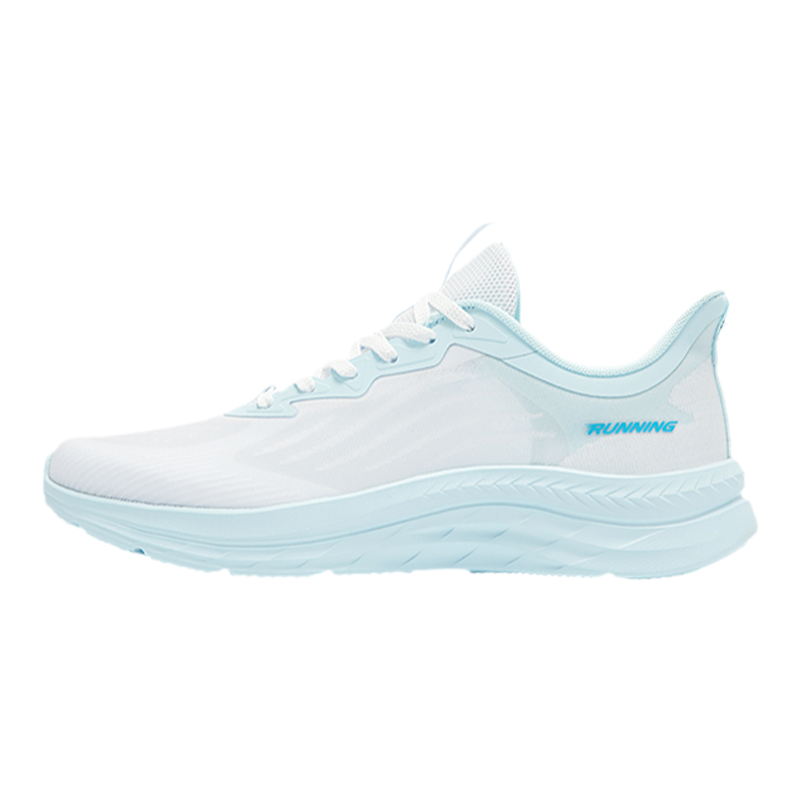 361° Qingsu Cushioning Slip Resistant Cushioning Slip Resistant Low top Running Shoes Men's White Blue