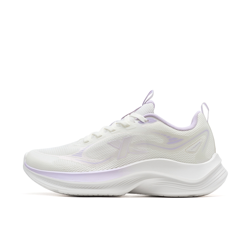 XTEP Feather Low top Casual Training City Commuting Running Shoes Women’s Sail White Peony Purple