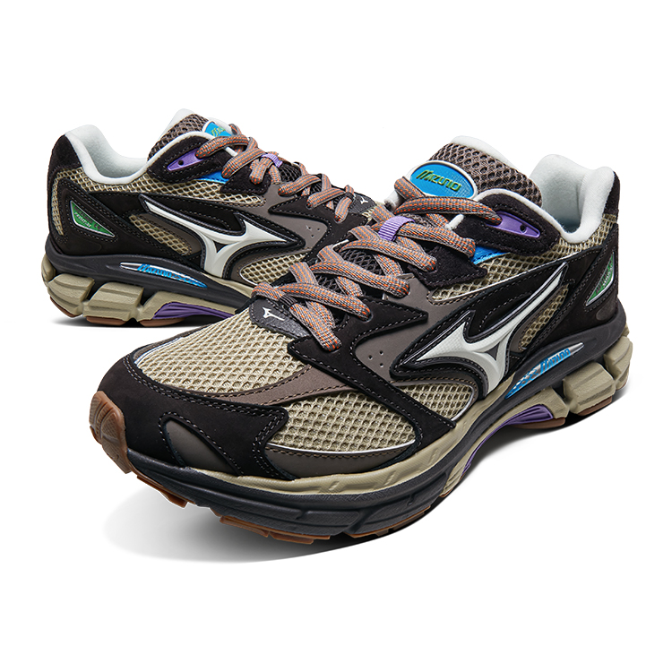 Mizuno Slip Resistant Abrasion Resistant Low top Running Shoes Unisex Brown