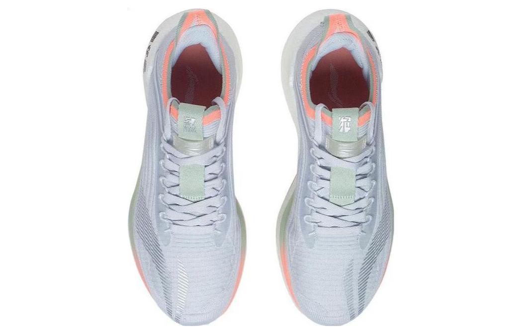 Li Ning Shadow Essential Cushioning Slip Resistant Abrasion Resistant Low top Running Shoes Women’s Light Frost Blue