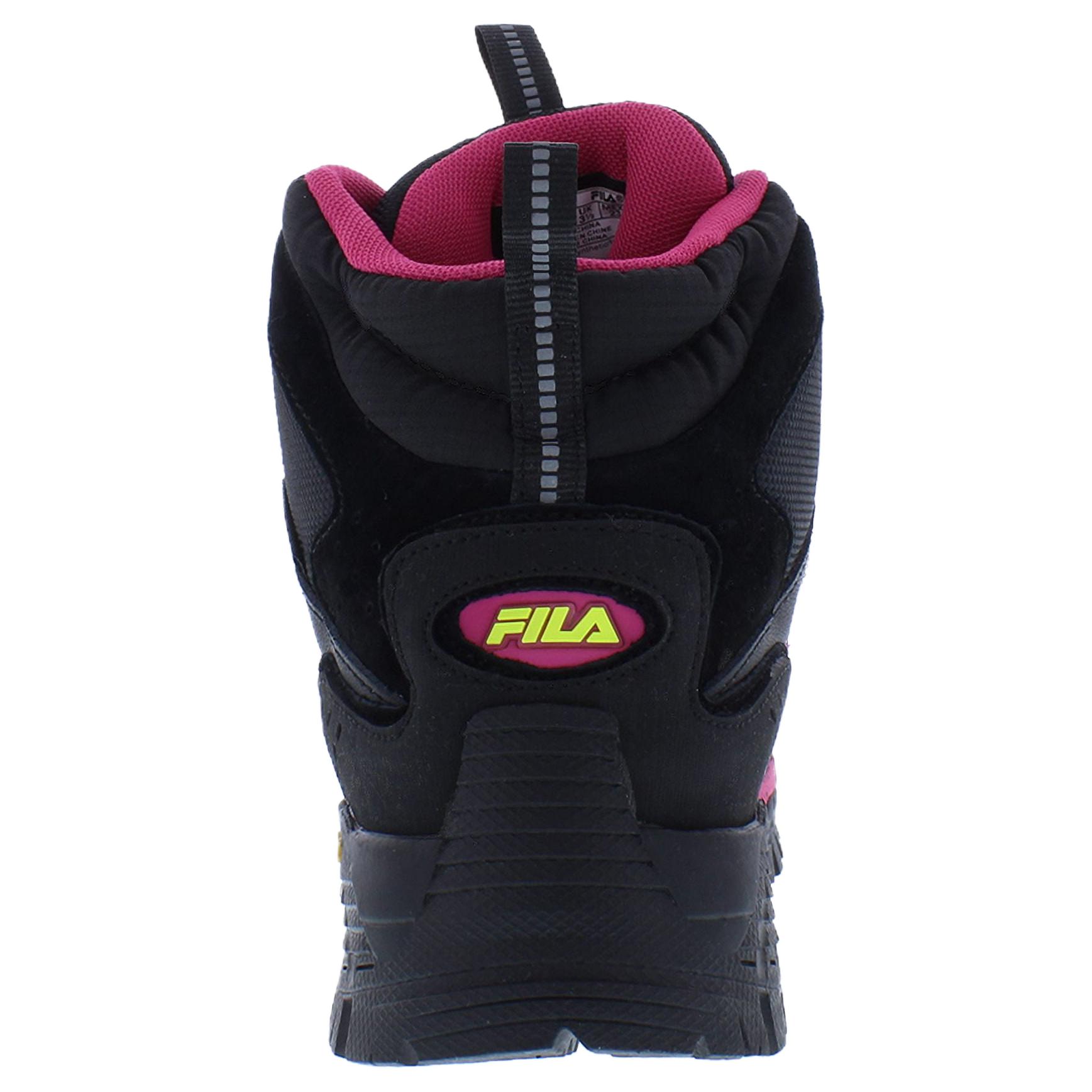 FILA Armada Abrasion Resistant Mid top Outdoor Shoes Women’s Black Pink