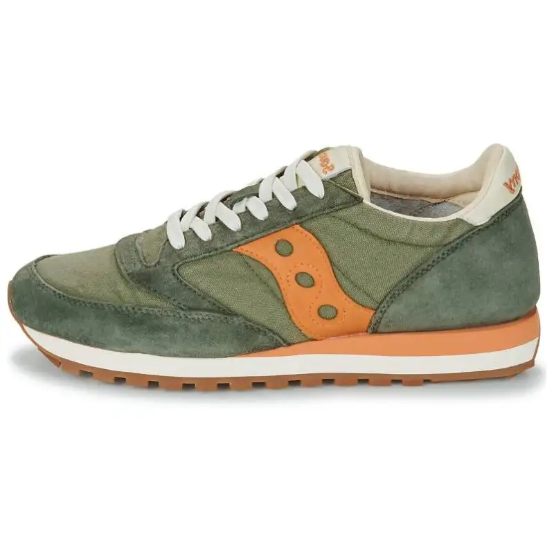 Saucony Fashion Cushioning Slip Resistant Abrasion Resistant Low top Outdoor Shoes Men's Green